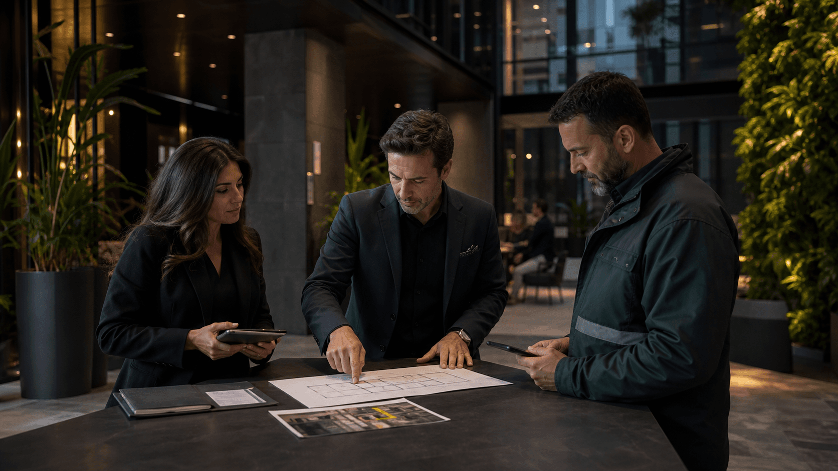 Una operación inmobiliaria conecta propiedades, personas, documentos y servicio.