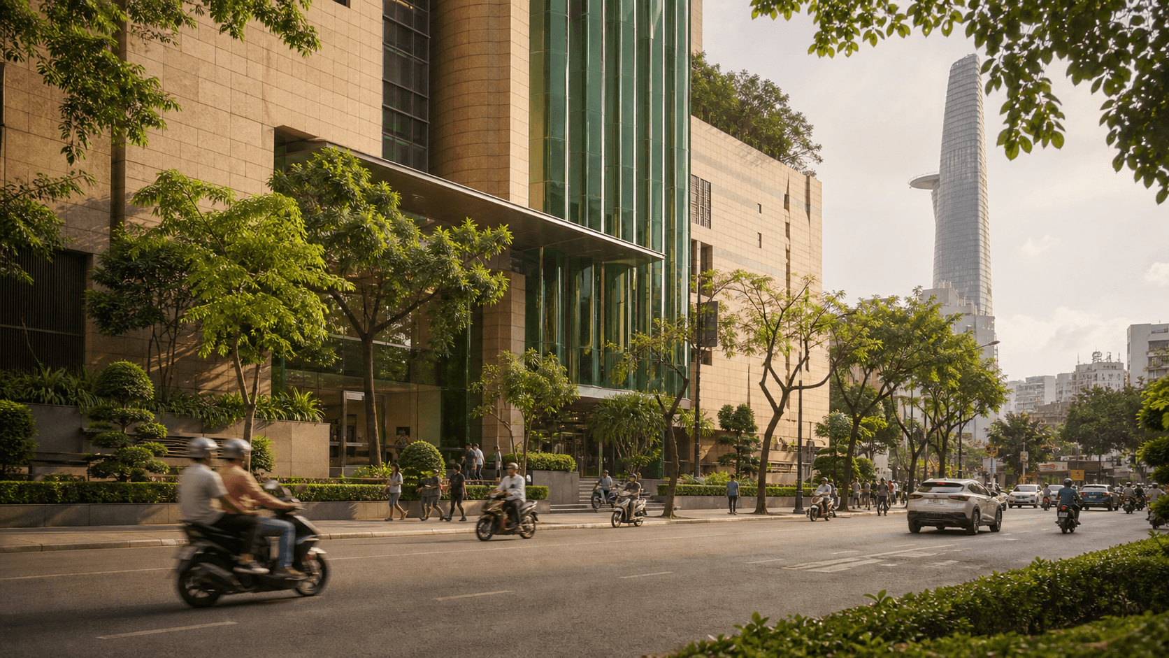 Interpretación editorial de Vietnam para el directorio de ubicaciones de Nushin.